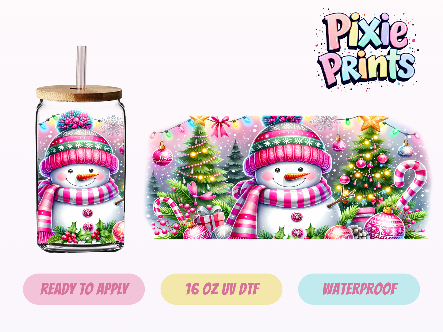 UVDTF #7109 16 OZ Tumbler Wrap