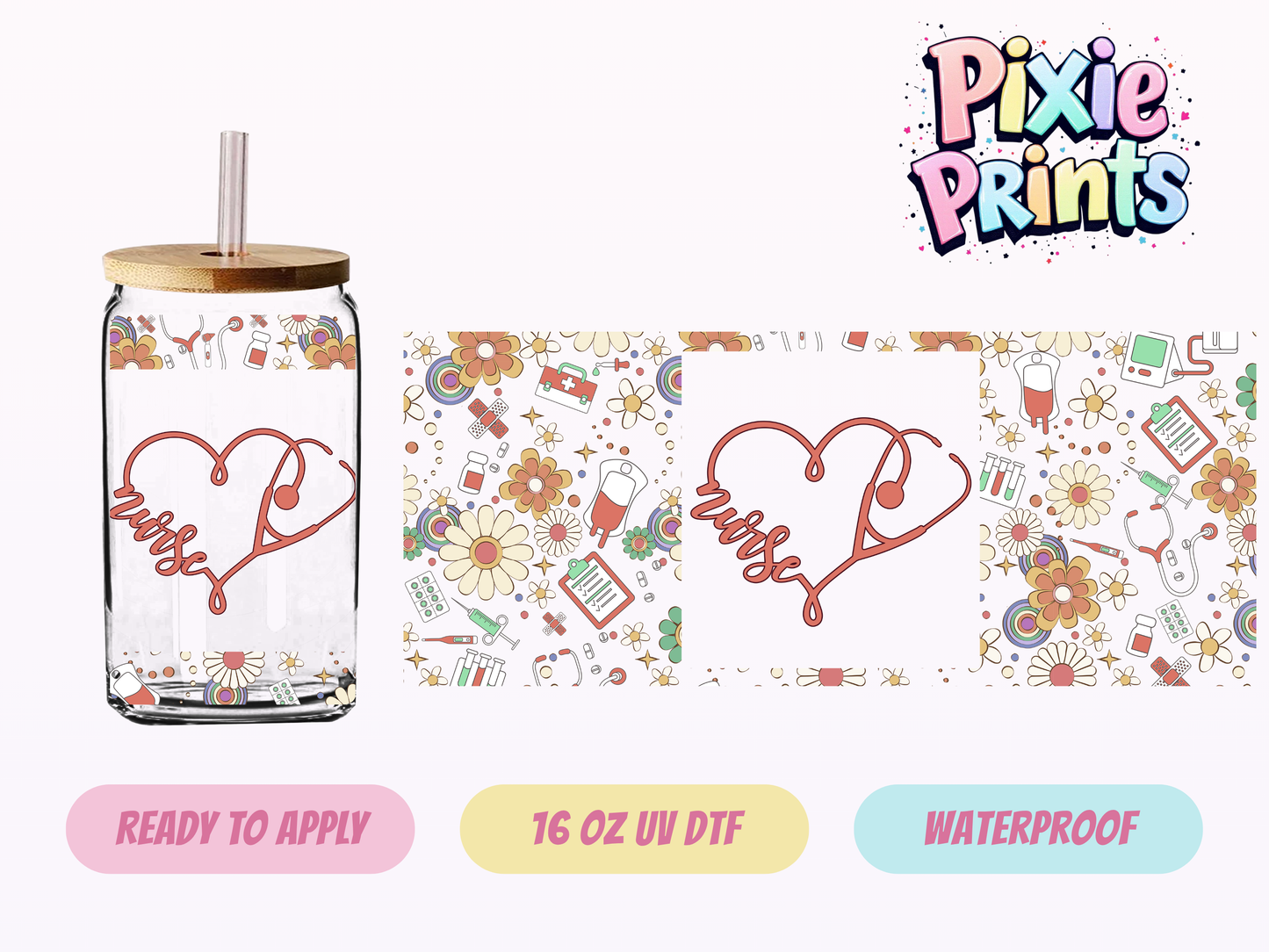 UVDTF #7088 16 OZ Tumbler Wrap