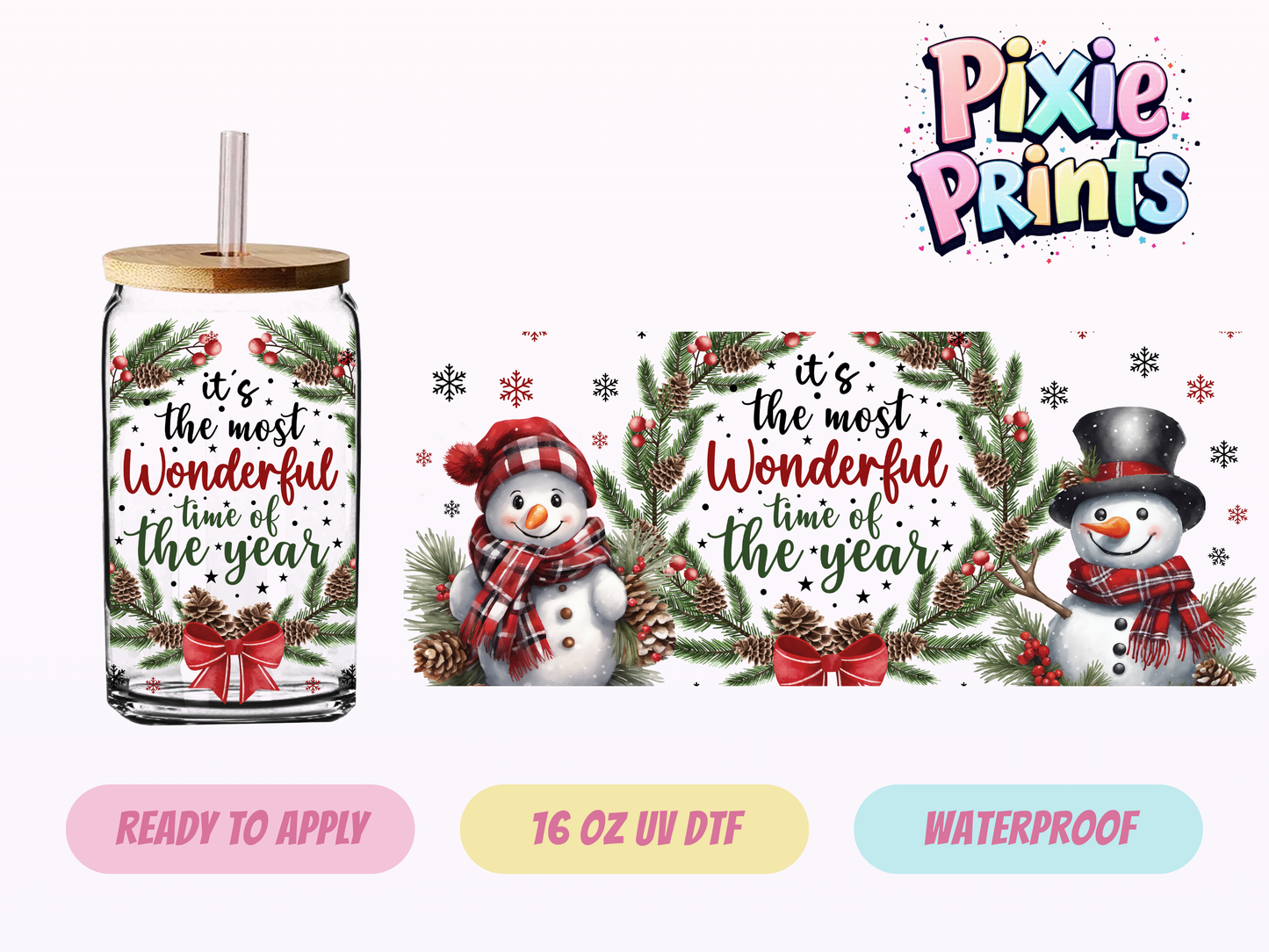 UVDTF #7088 16 OZ Tumbler Wrap