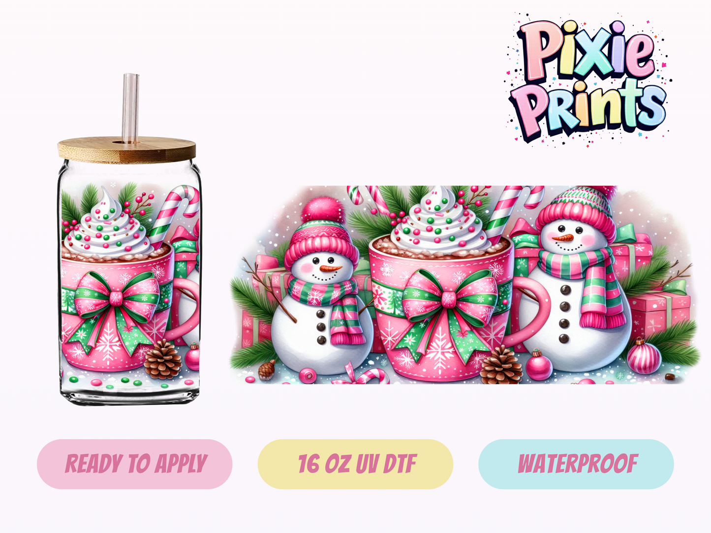 UVDTF #7123 16 OZ Tumbler Wrap