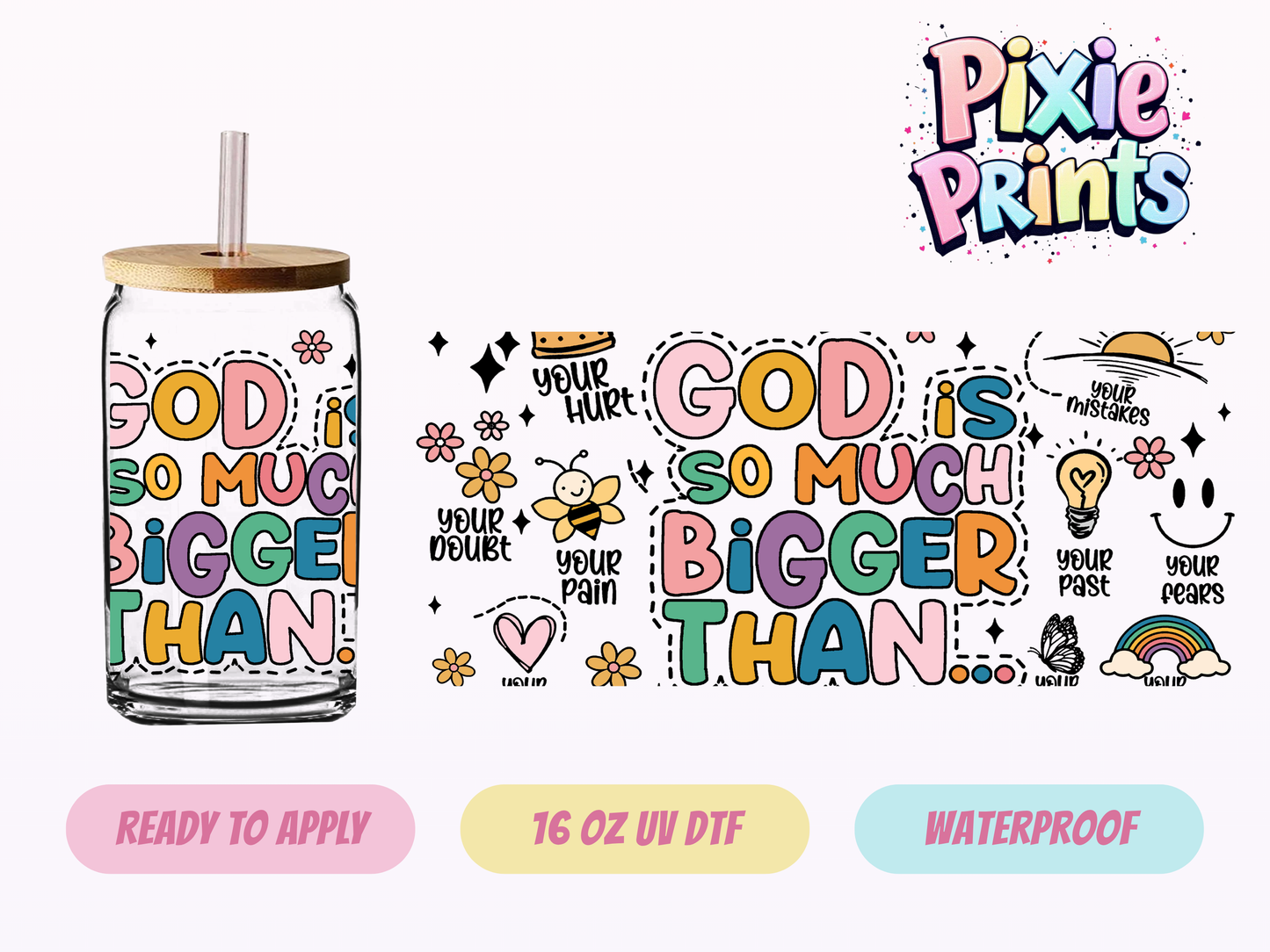 UVDTF #2007 16 OZ Tumbler Wrap