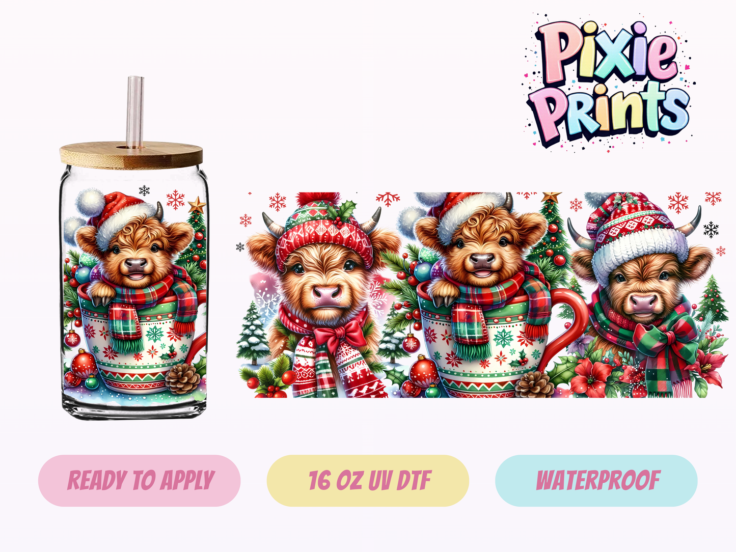 UVDTF #7088 16 OZ Tumbler Wrap