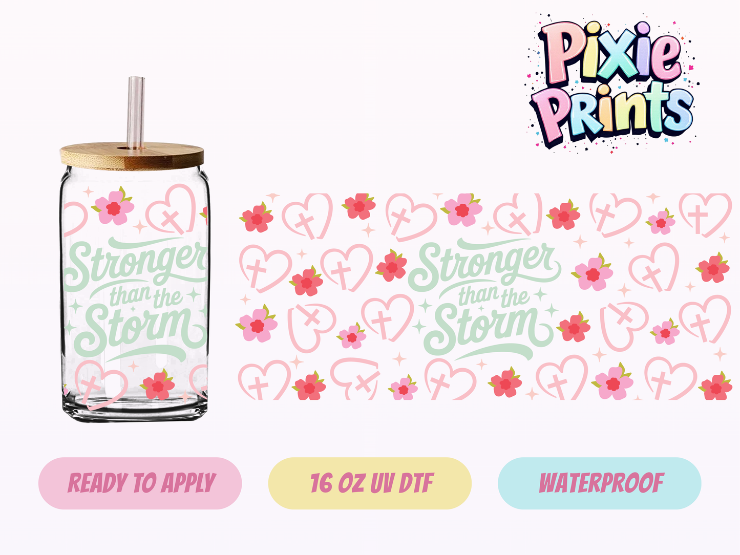 UVDTF #7080 16 OZ Tumbler Wrap