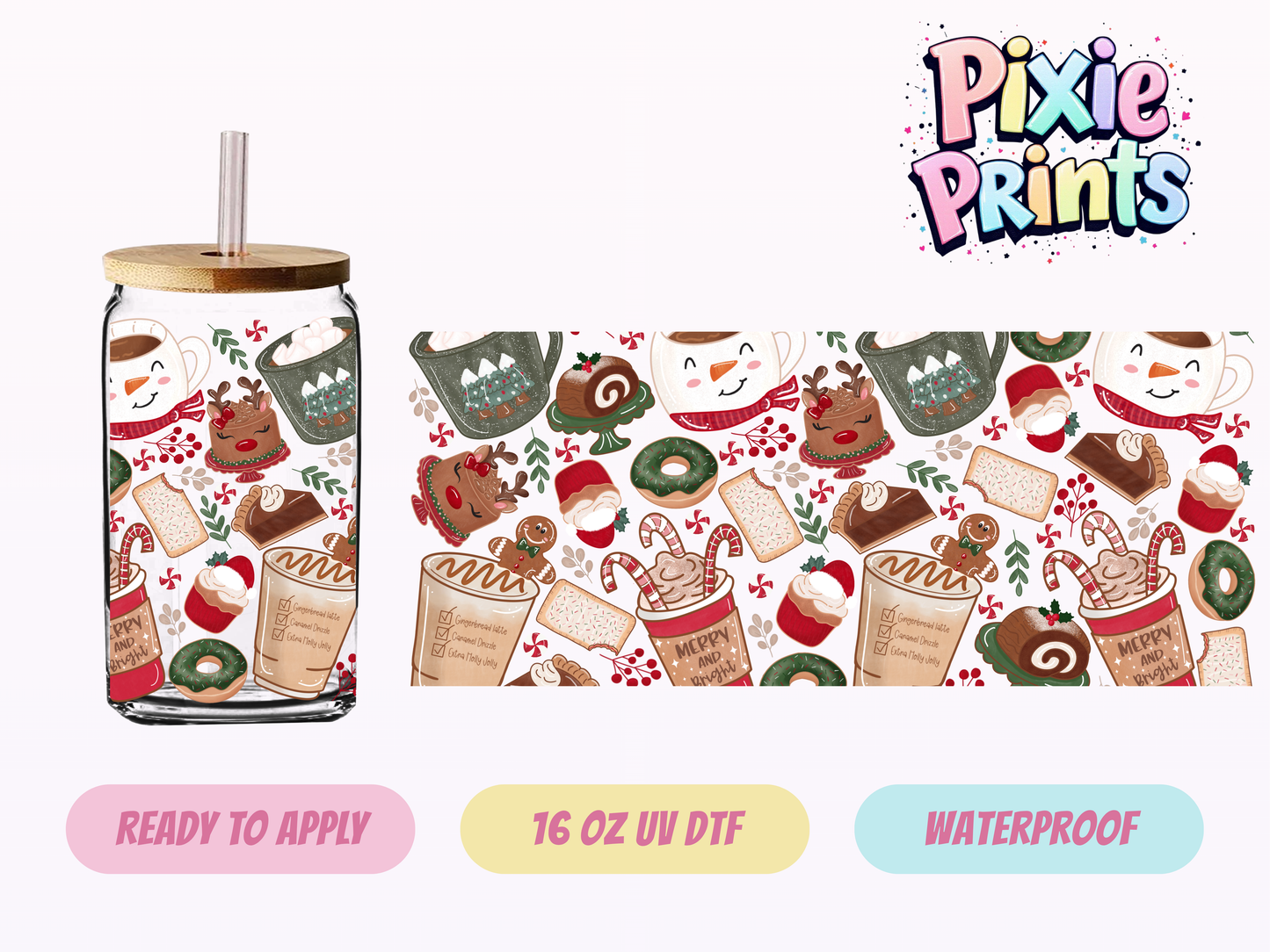 UVDTF #7088 16 OZ Tumbler Wrap