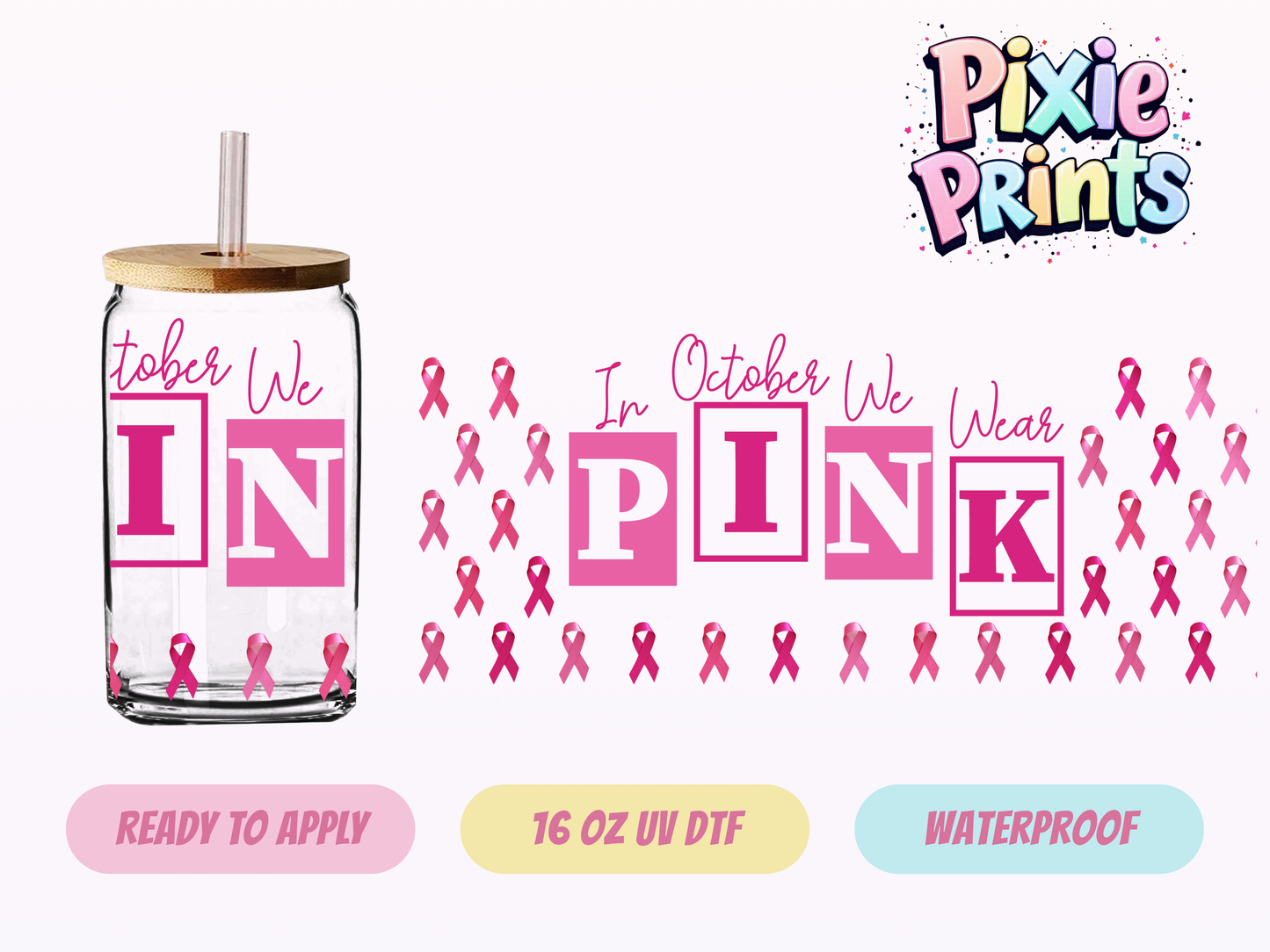 UVDTF #7088 16 OZ Tumbler Wrap