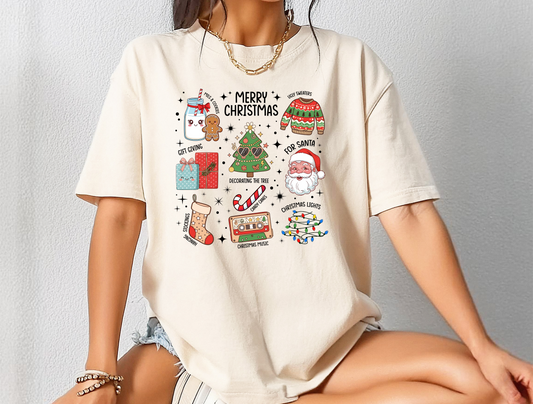 Merry Christmas DTF Ready to Press Transfer