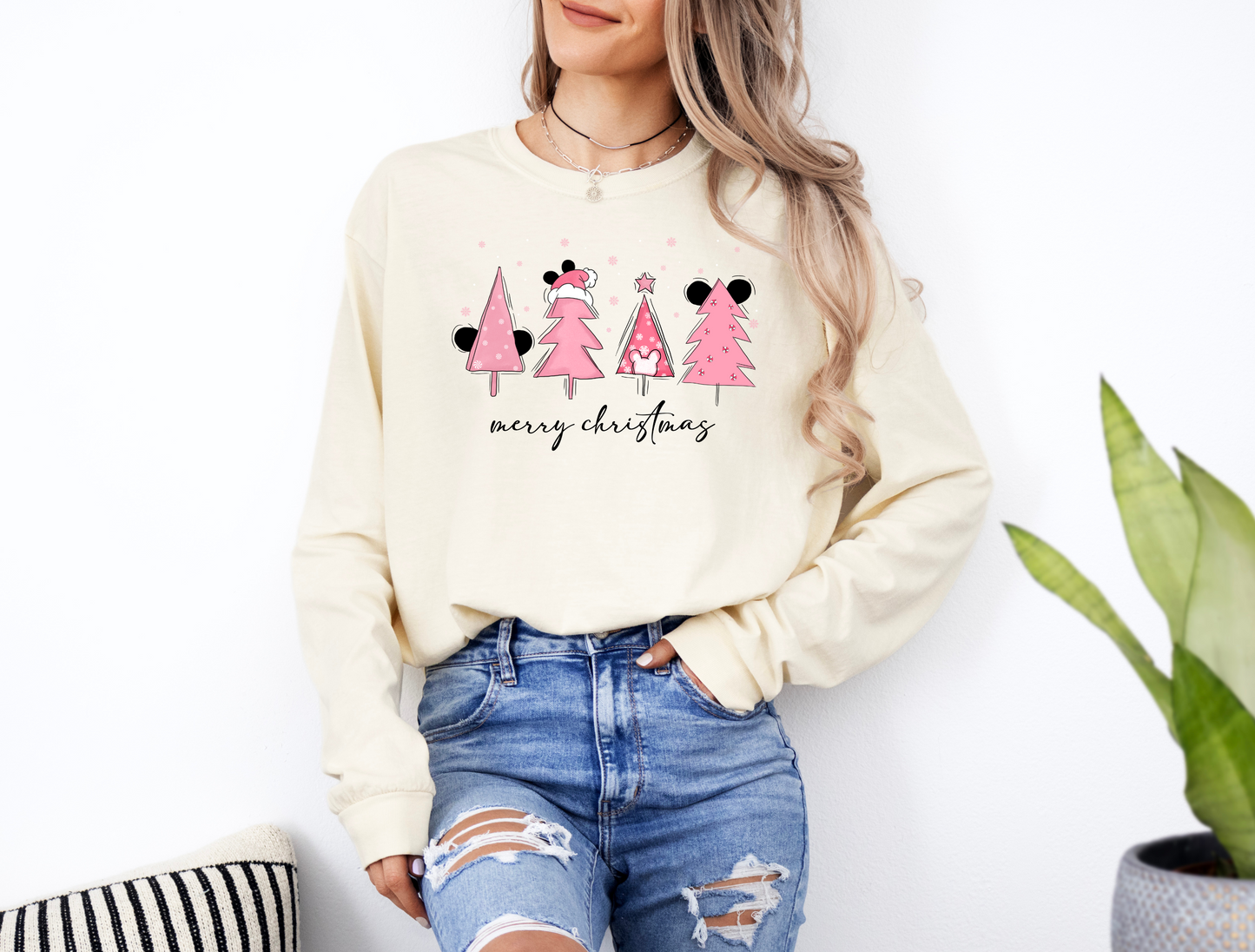 Magical Pink Christmas DTF Ready to Press Transfer