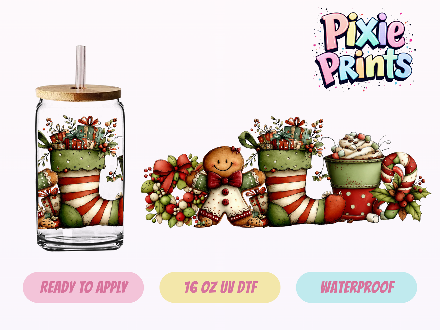 UVDTF #7088 16 OZ Tumbler Wrap