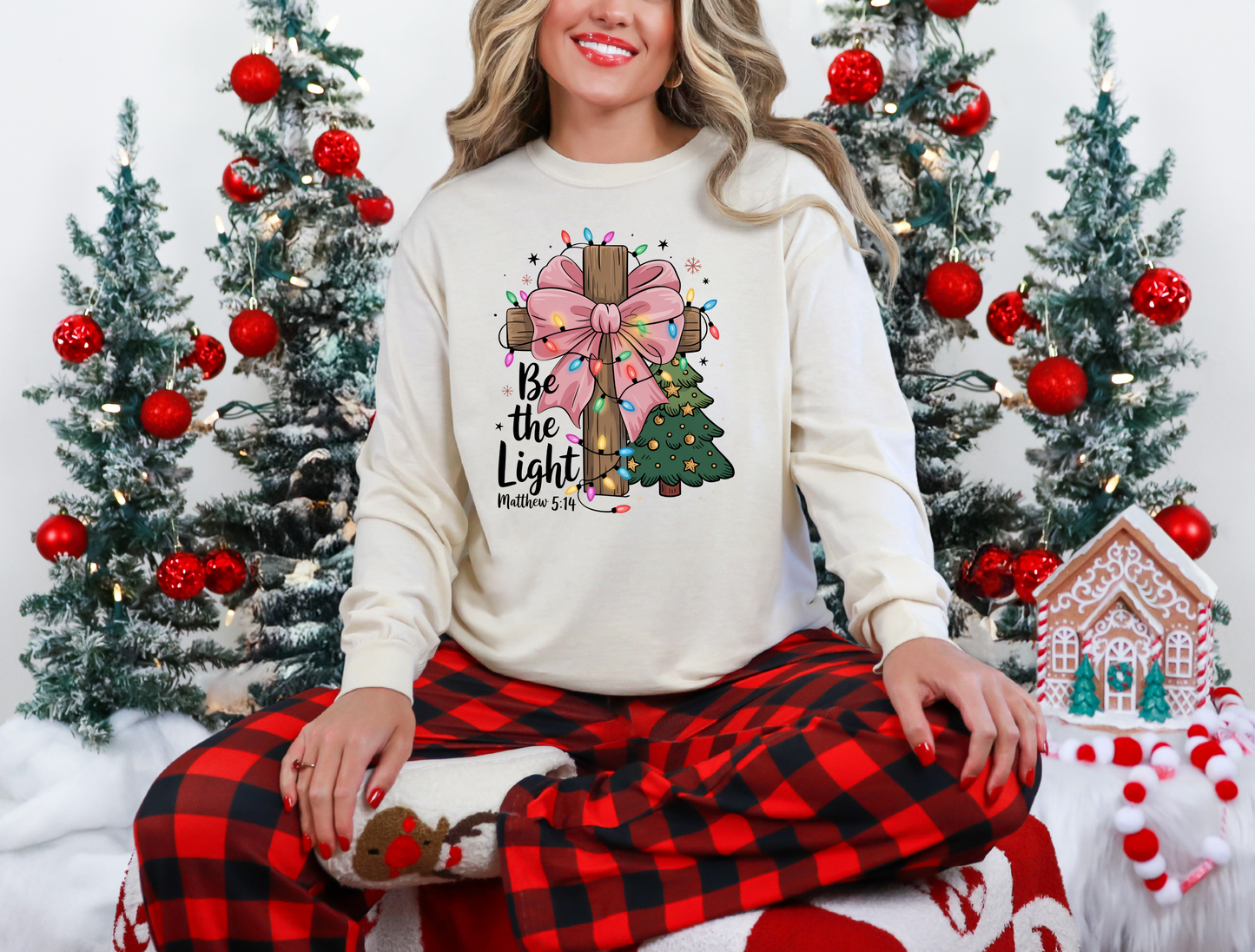 Be The Light Christian DTF Ready to Press Transfer