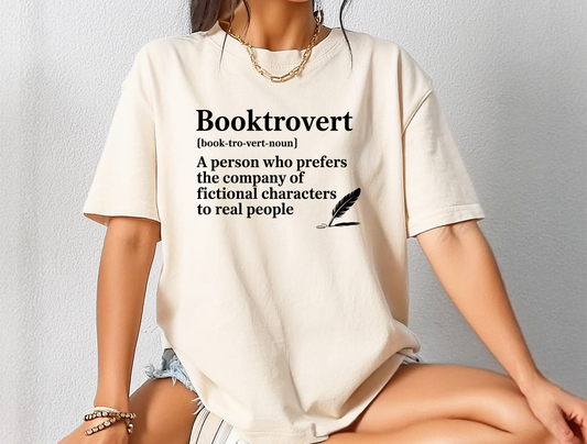 Booktrovert DTF Ready to Press Transfer