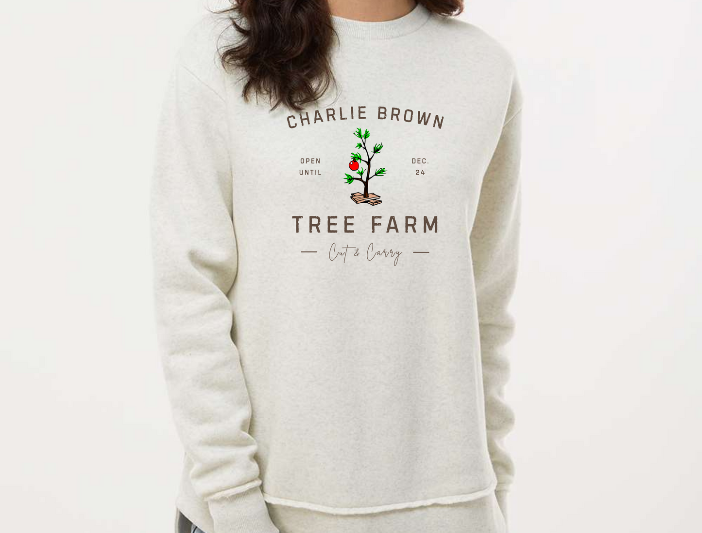 Charlie Brown Christmas Tree DTF Ready to Press Transfer