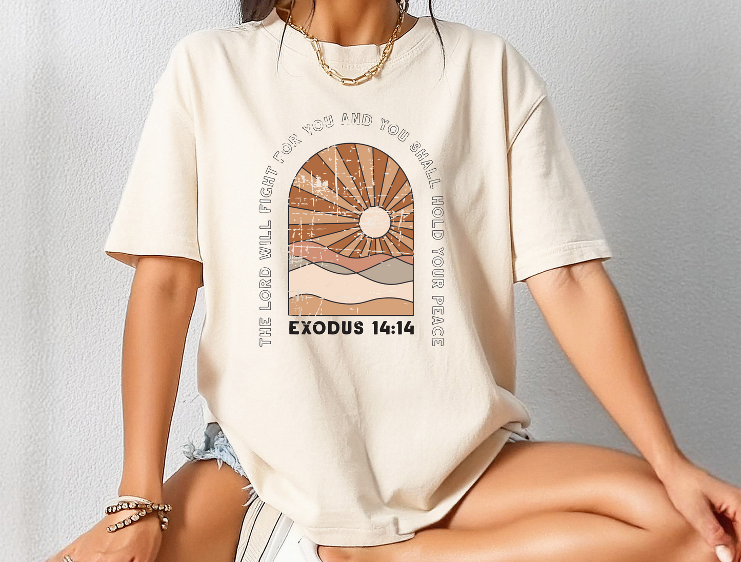 Exodus 14 Christian DTF Ready to Press Transfer