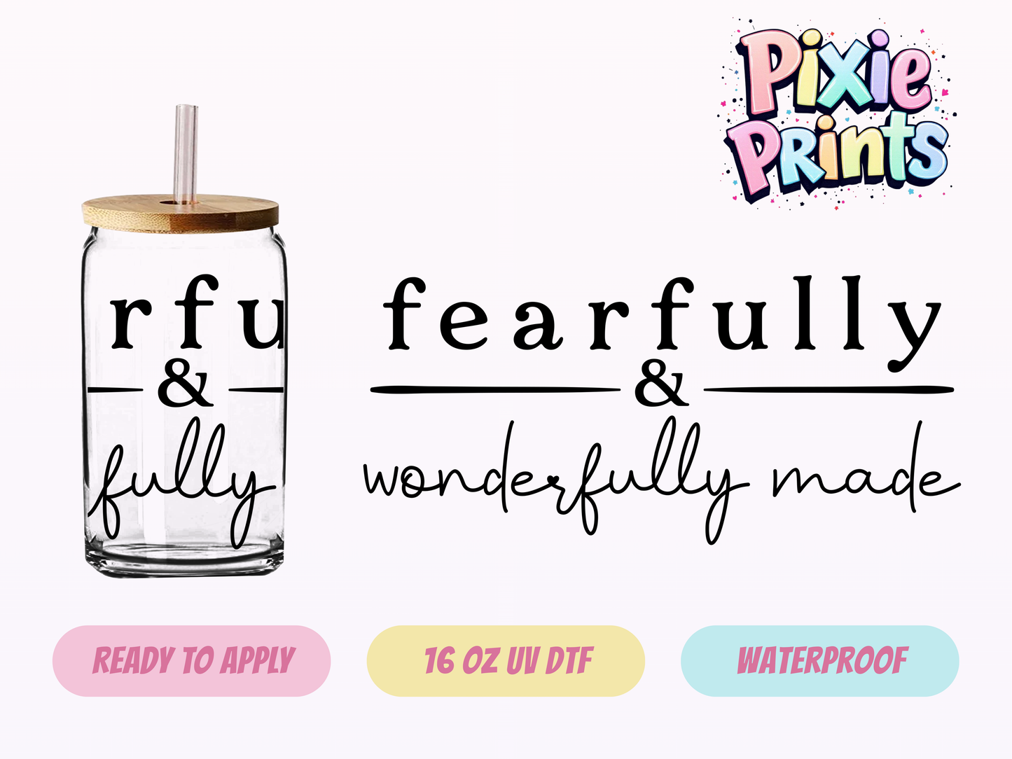 UVDTF #2004 16 OZ Tumbler Wrap