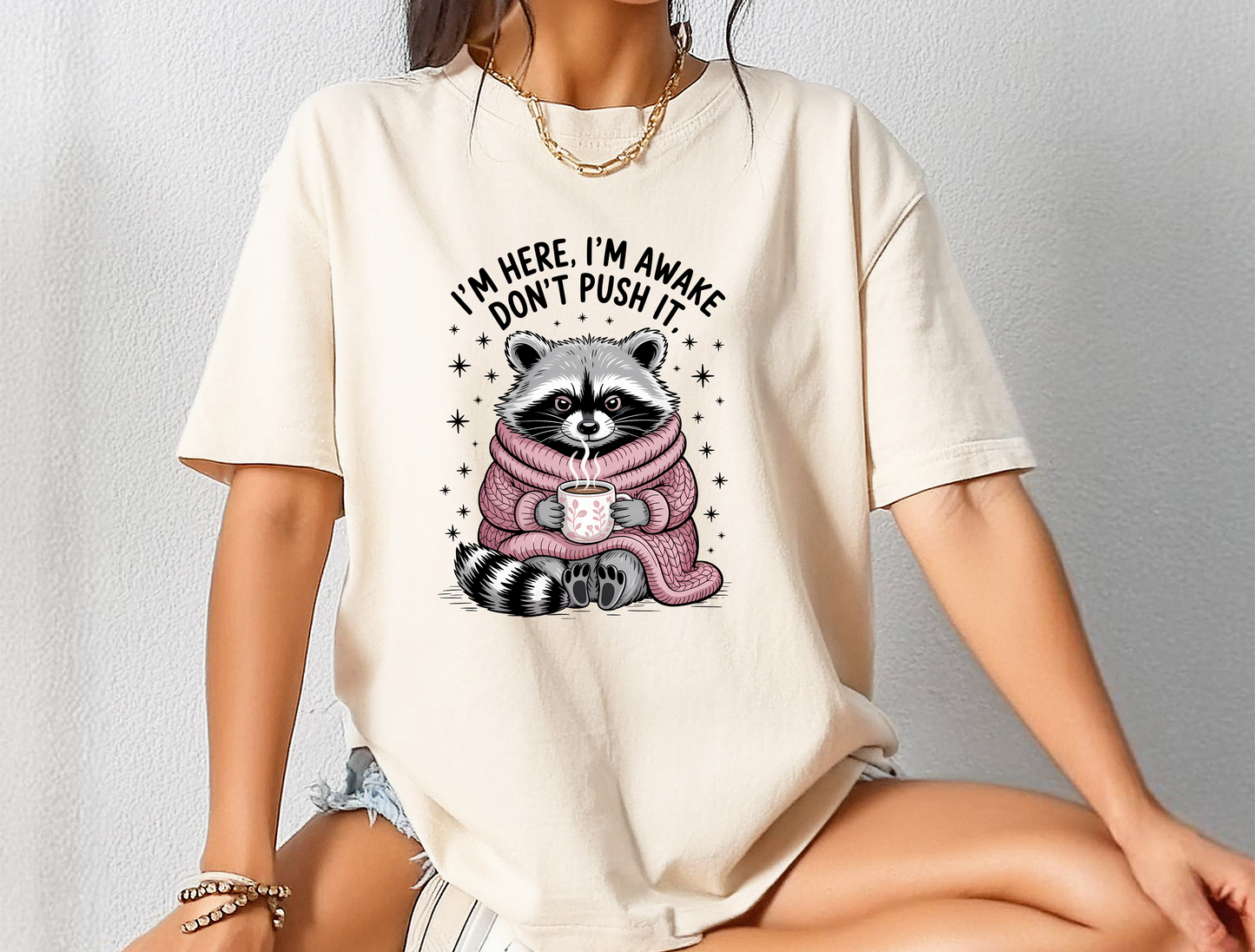 Feral Raccoon DTF Ready to Press Transfer