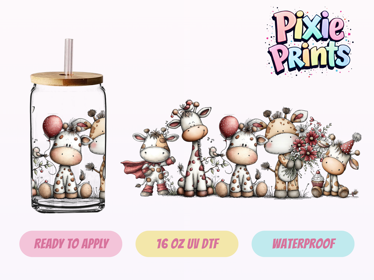 UVDTF #7088 16 OZ Tumbler Wrap