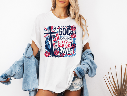 God Shed His Grace DTF Ready to Press Transfer