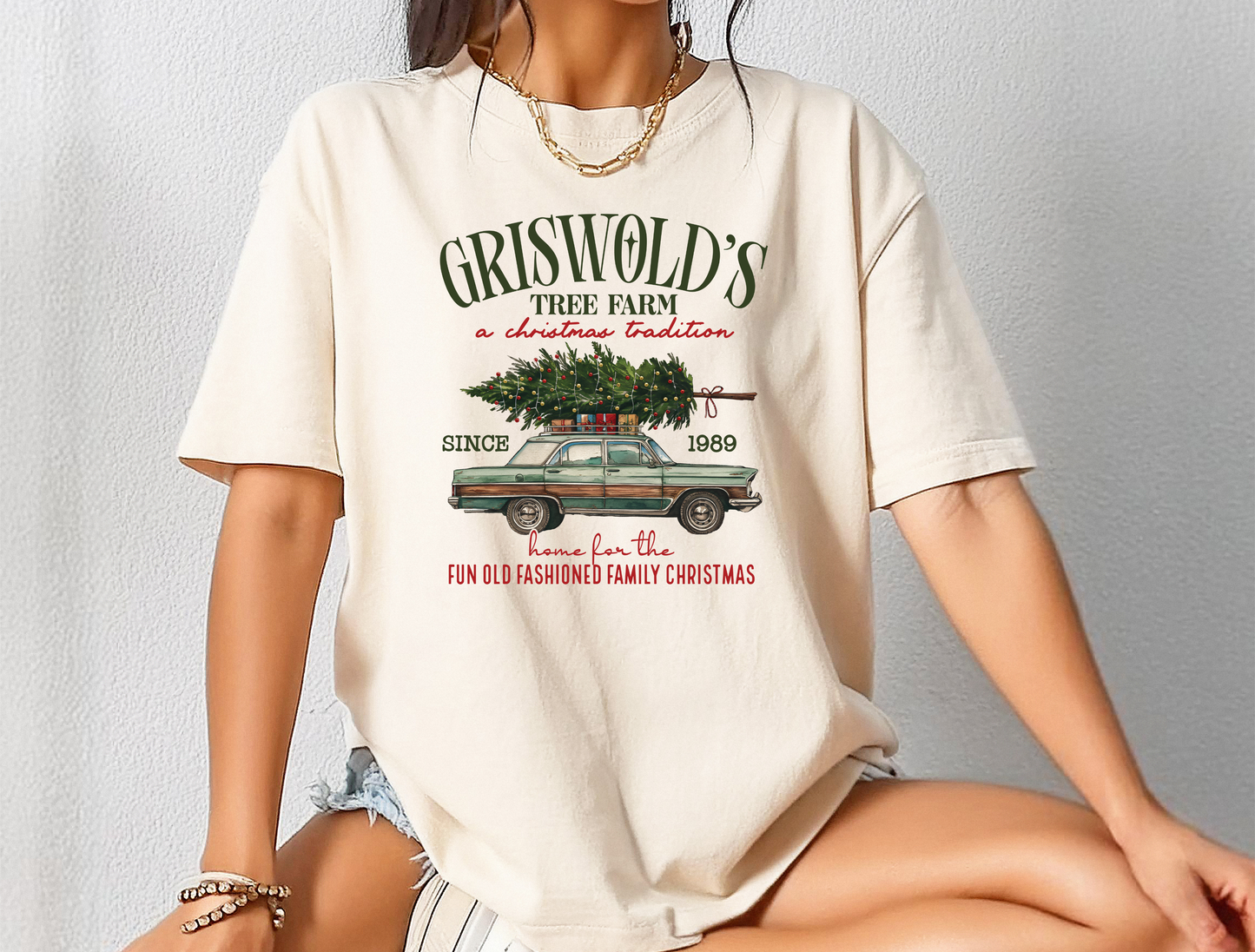 Griswold Christmas DTF Ready to Press Transfer