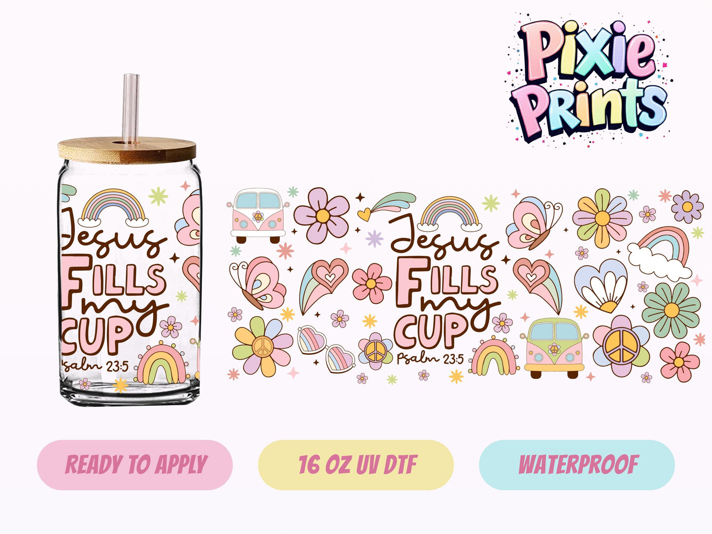 UVDTF #2001 16 OZ Tumbler Wrap