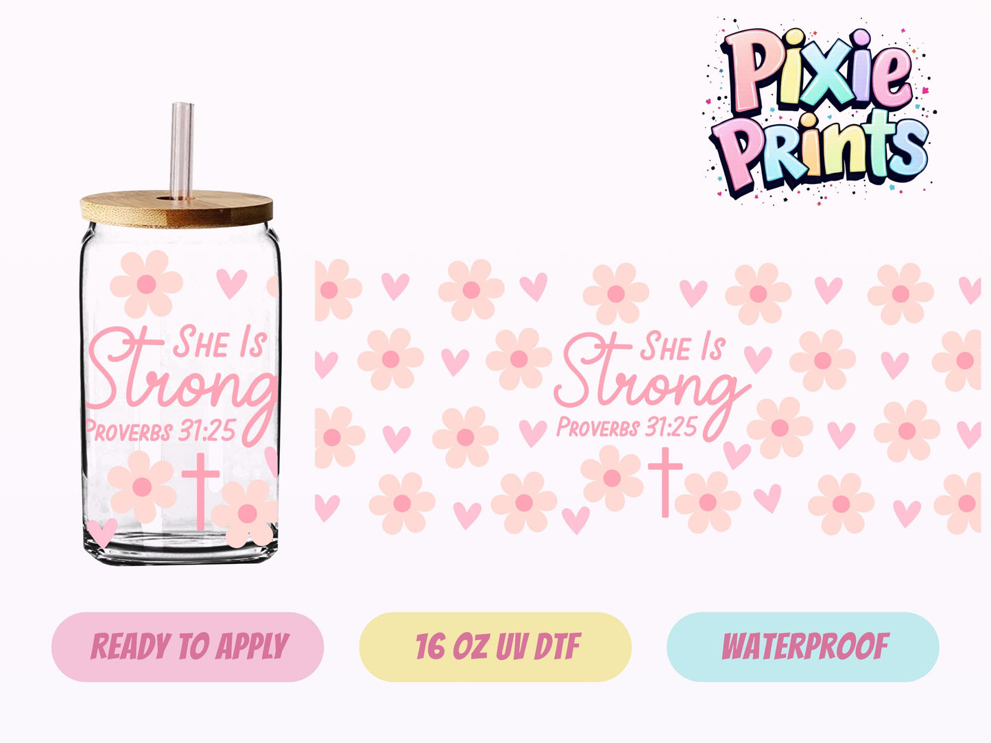 UVDTF #2000 16 OZ Tumbler Wrap