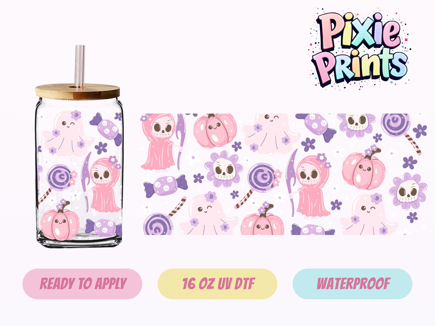 UVDTF #7034 16 OZ Tumbler Wrap