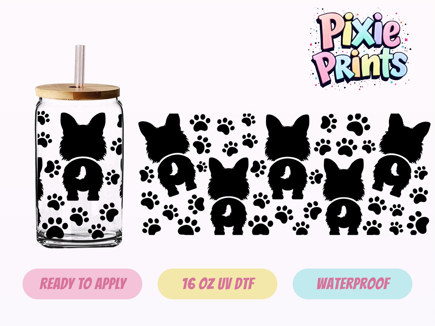 UVDTF #7015 16 OZ Tumbler Wrap