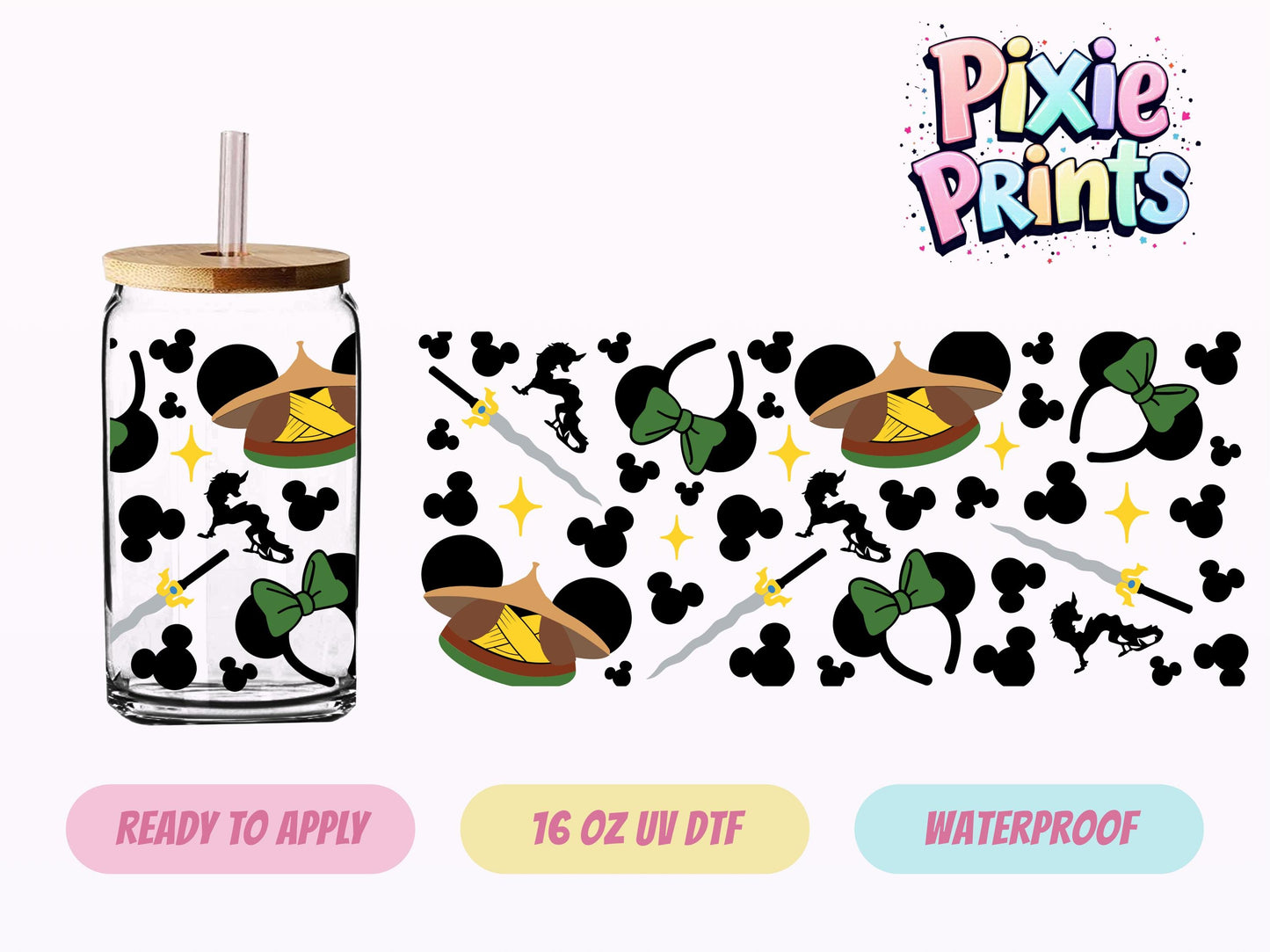 UVDTF #3058 16 OZ Tumbler Wrap