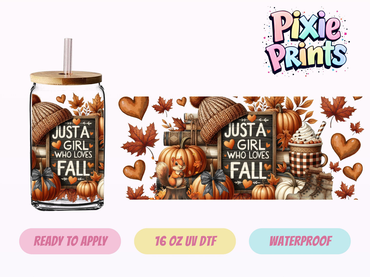 UVDTF #7026 16 OZ Tumbler Wrap