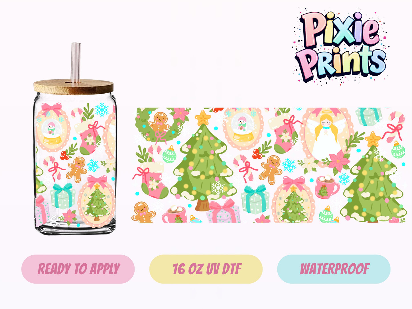 UVDTF #7069 16 OZ Tumbler Wrap