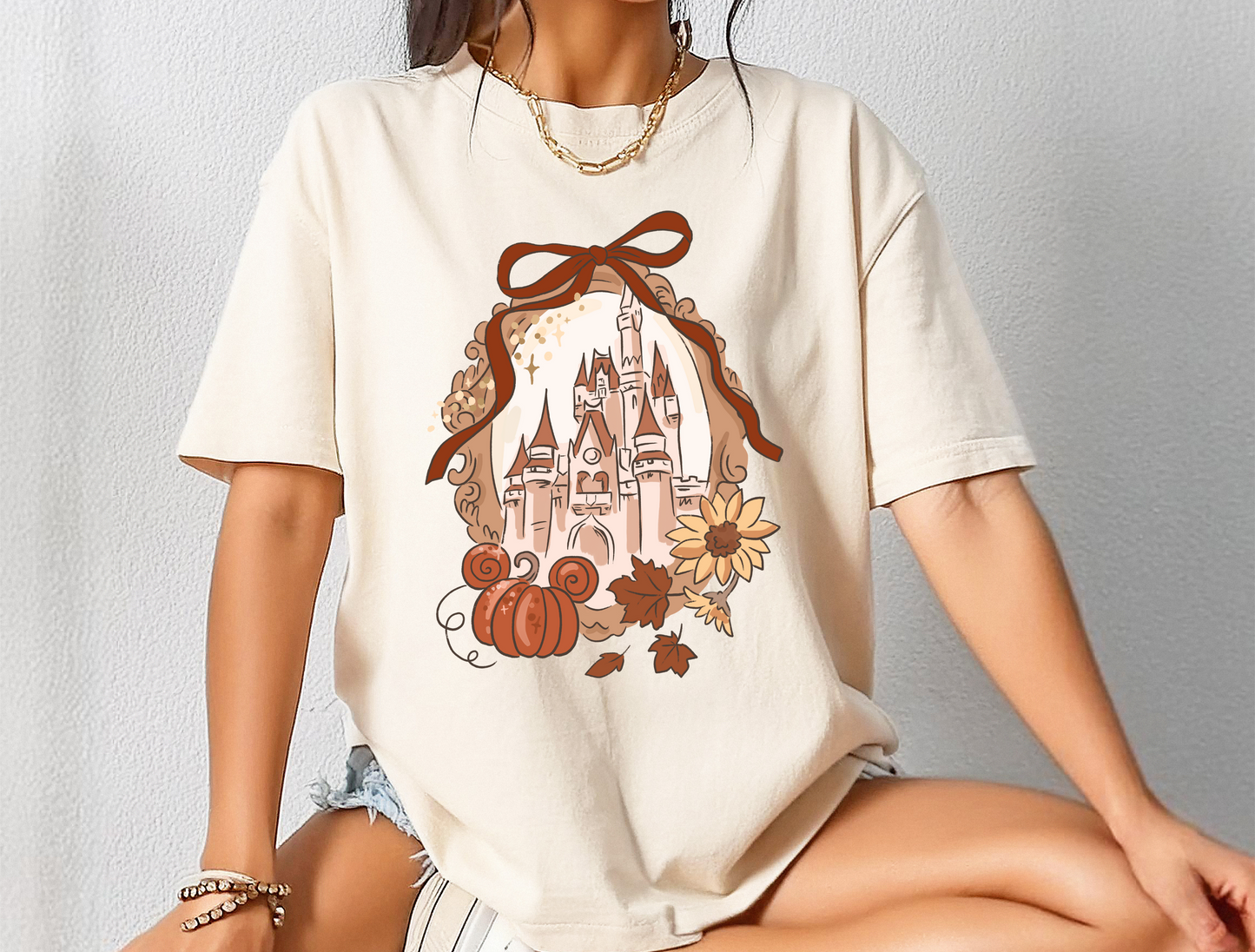 Magical Castle Fall DTF Ready to Press Transfer