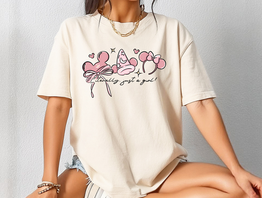 Magical Mouse Girl DTF Ready to Press Transfer