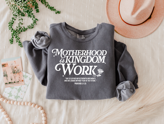Motherhood Kingdom Work DTF Ready to Press Transfer