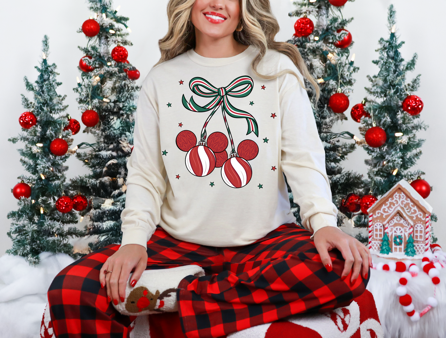 Magical Mouse Christmas DTF Ready to Press Transfer