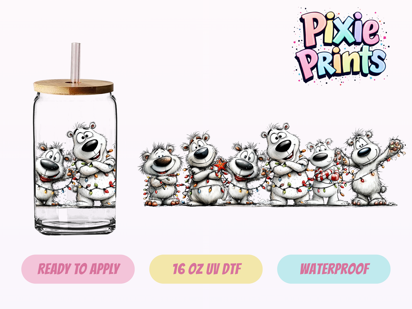 UVDTF #7088 16 OZ Tumbler Wrap