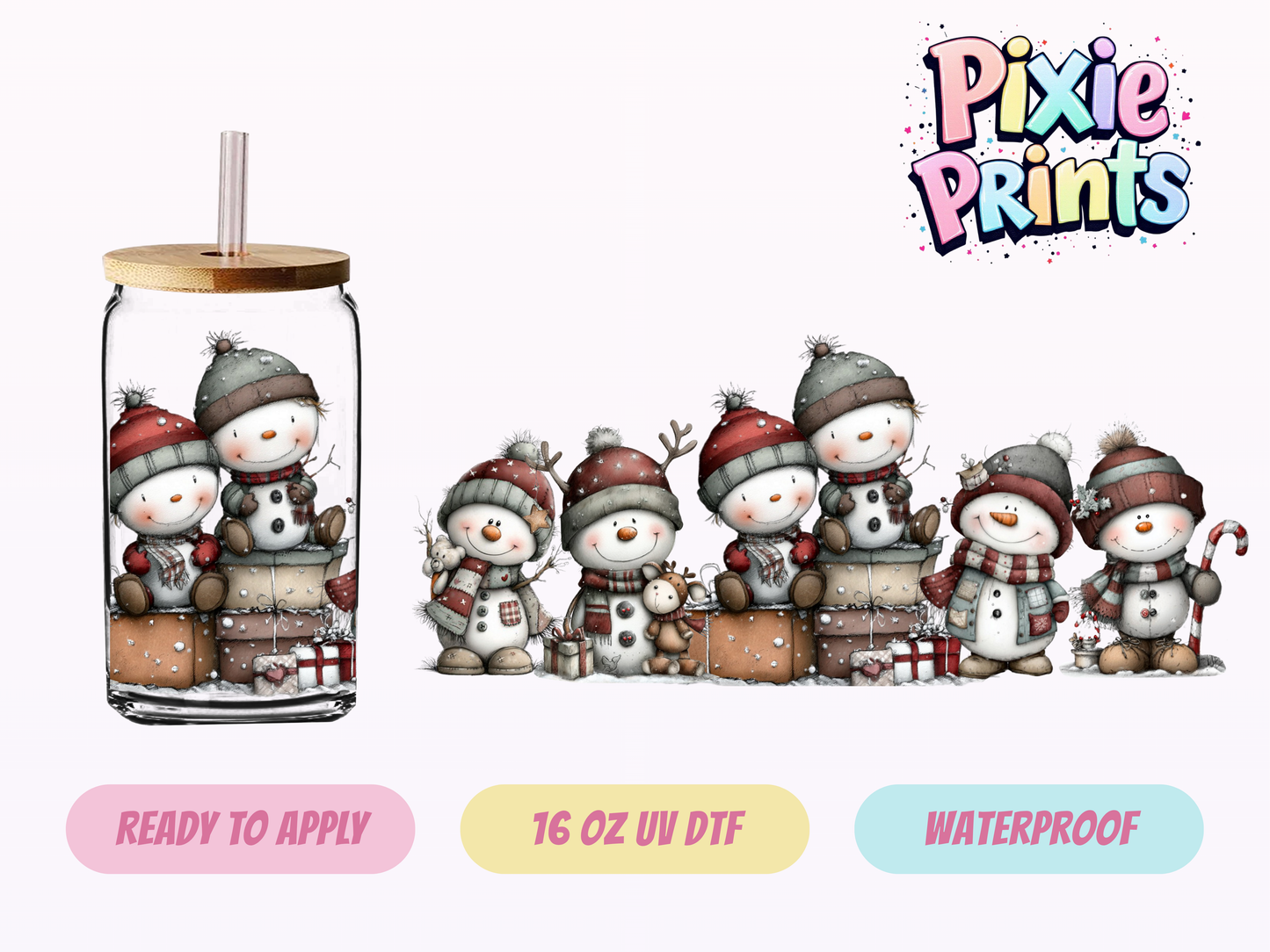 UVDTF #7088 16 OZ Tumbler Wrap