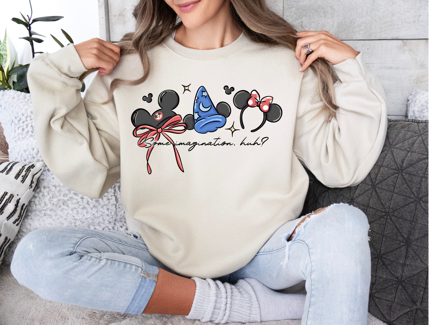 Magical Mouse Imagination DTF Ready to Press Transfer