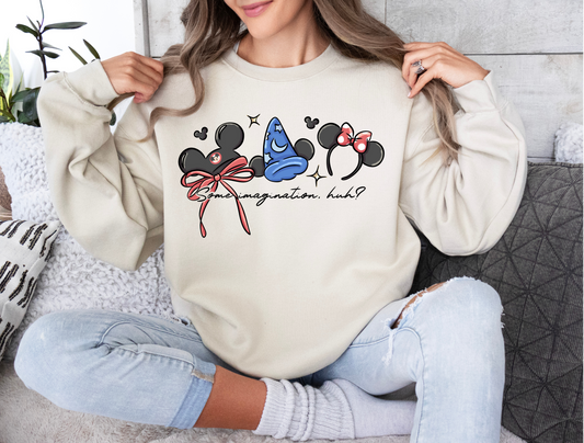 Magical Mouse Imagination DTF Ready to Press Transfer