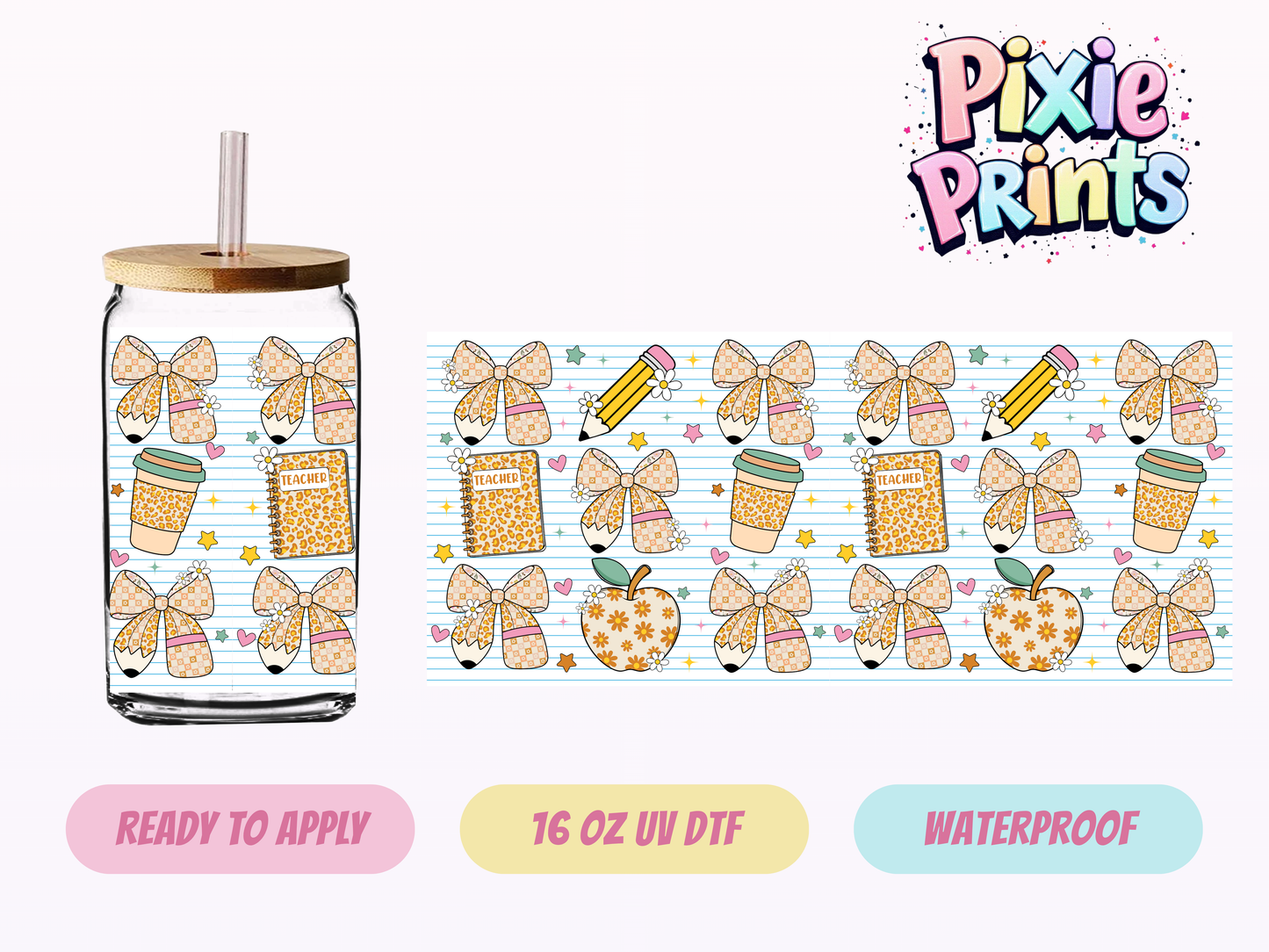 UVDTF #7088 16 OZ Tumbler Wrap