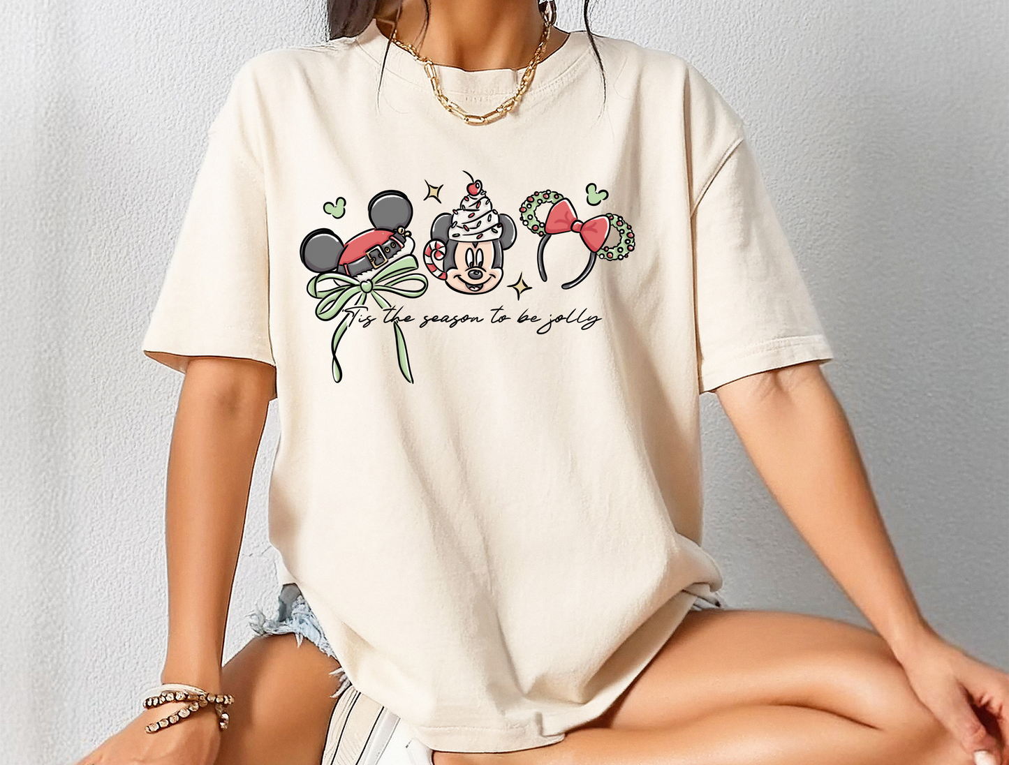 Magical Mouse Christmas DTF Ready to Press Transfer