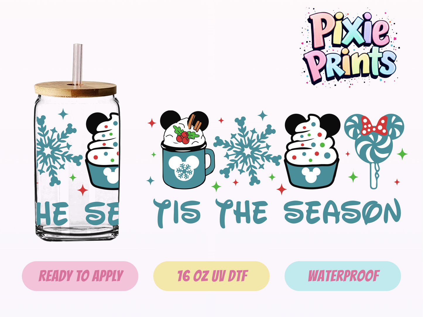 UVDTF #3124 16 OZ Tumbler Wrap