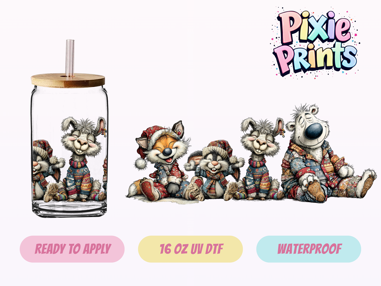 UVDTF #7142 16 OZ Tumbler Wrap