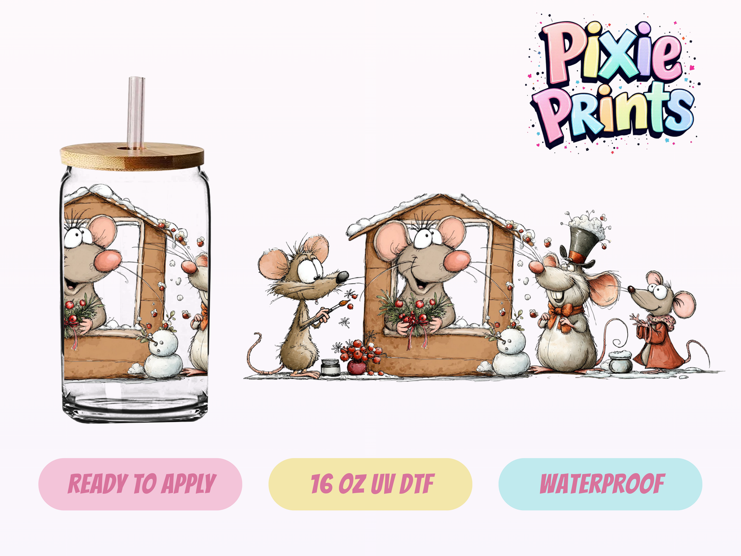 UVDTF #7088 16 OZ Tumbler Wrap