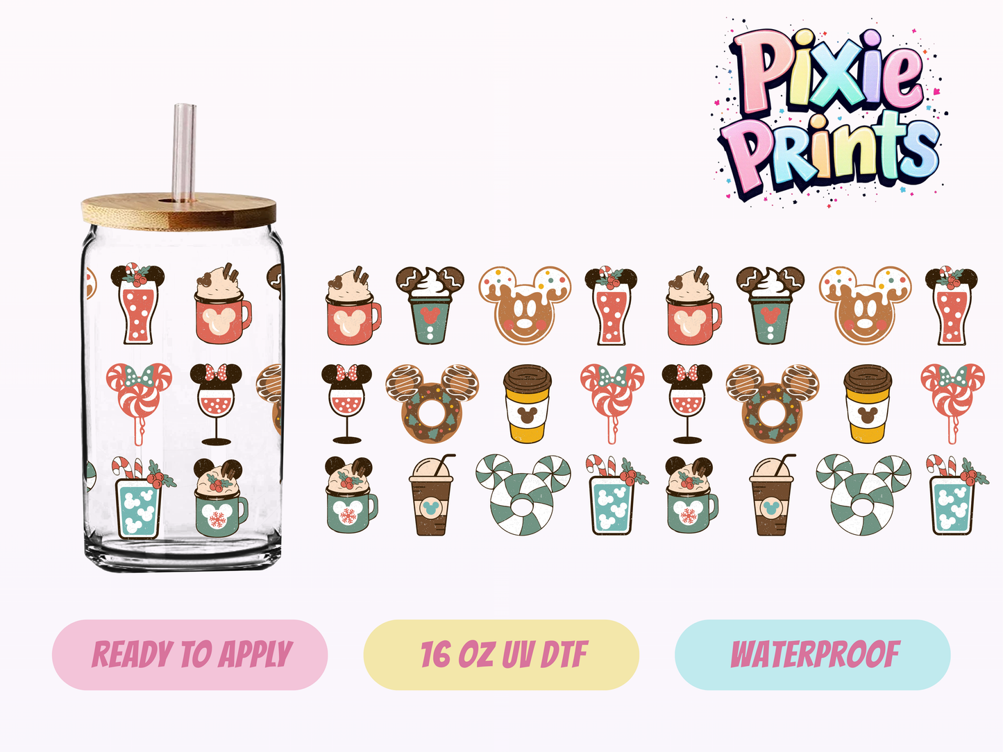 UVDTF #3122 16 OZ Tumbler Wrap